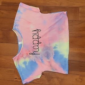 Tie dye crop size m